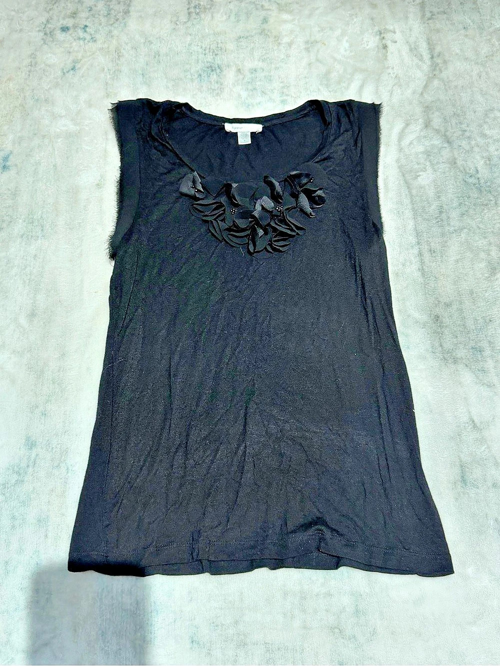Forever 21 Black Tank Top Size Small